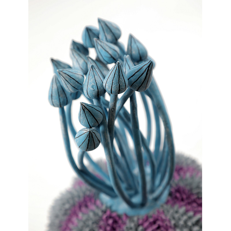 Статуэтка тропический фрукт Pandora Tropical Fruit Grey Lilac Blue Flowers