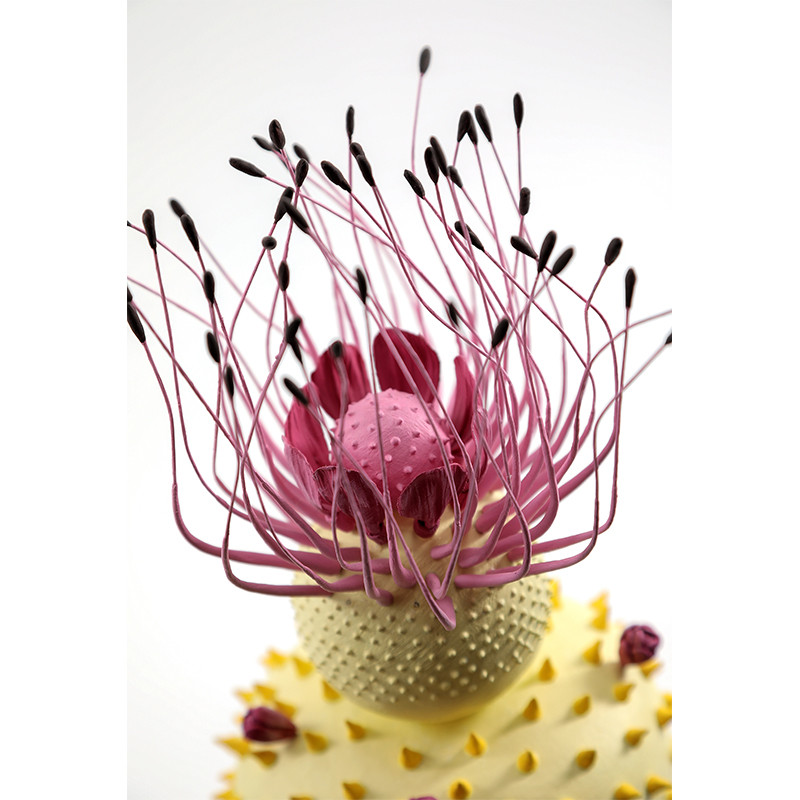 Статуэтка тропический фрукт Pandora Tropical Fruit Light Yellow Pink Flower