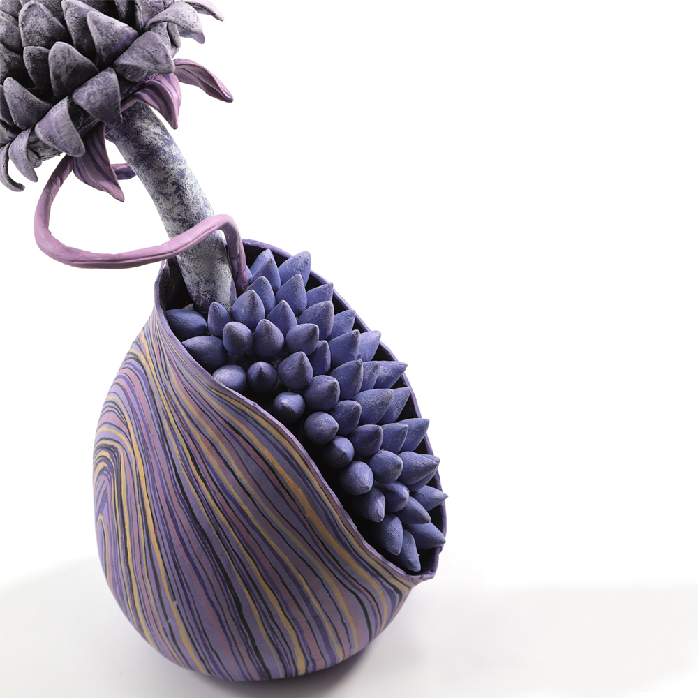 Статуэтка тропический фрукт Tropical Fruit Alien Purple Flower