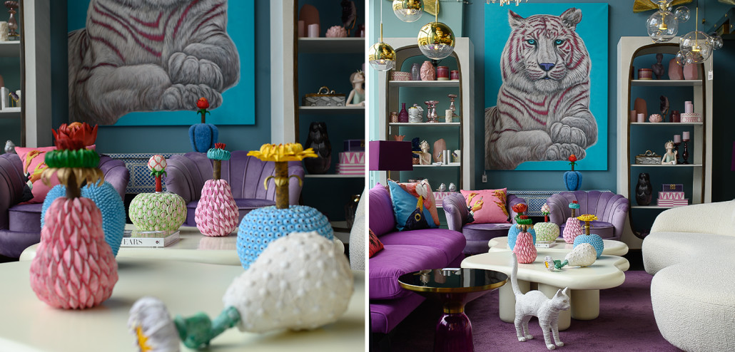 Статуэтка тропический фрукт Tropical Fruit blue