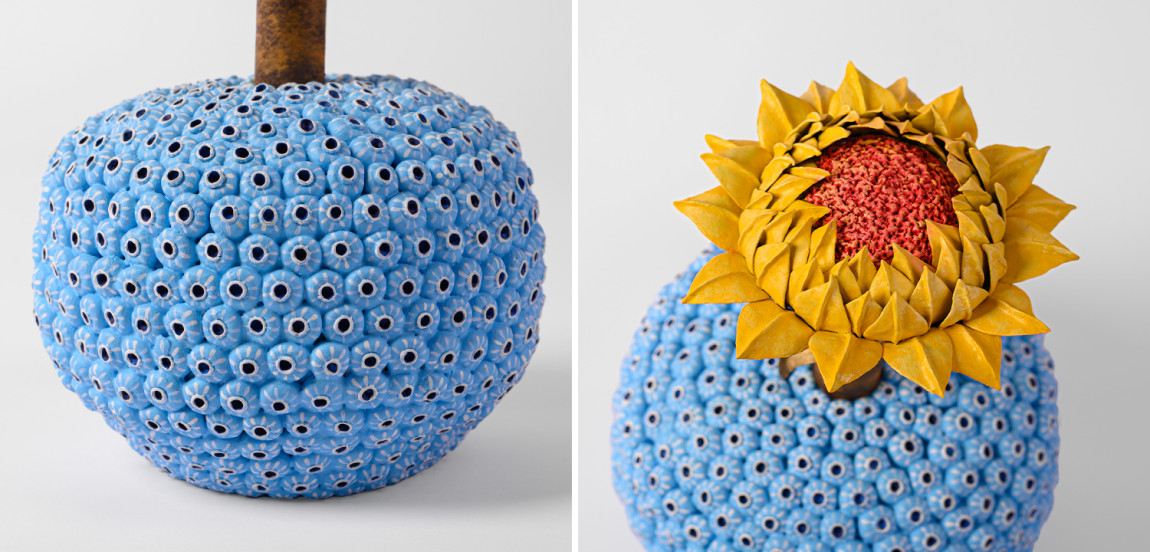 Статуэтка тропический фрукт Tropical Fruit Blue Yellow