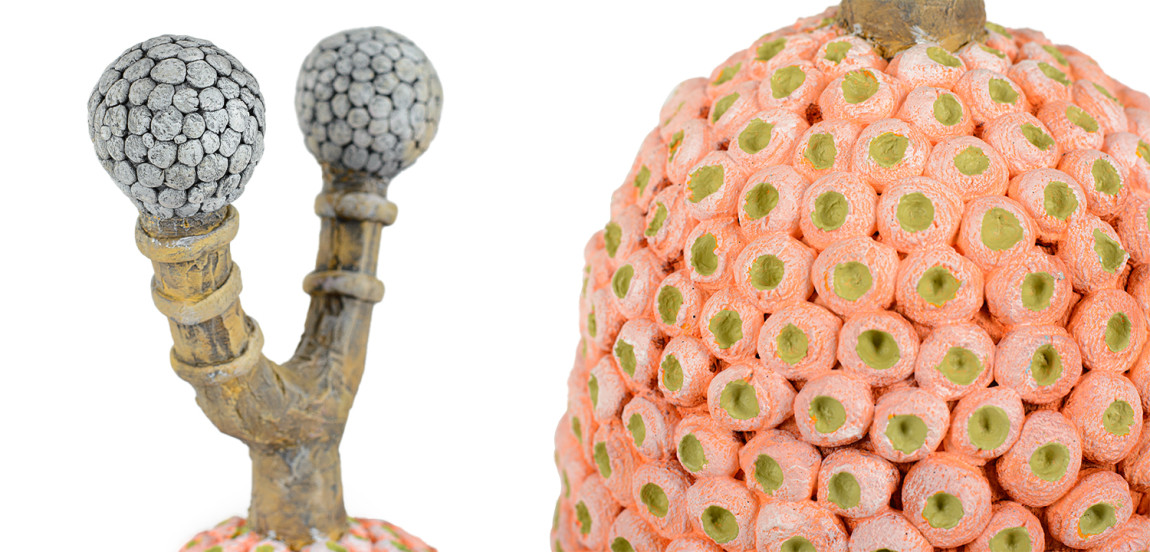 Статуэтка тропический фрукт Tropical Fruit salmon