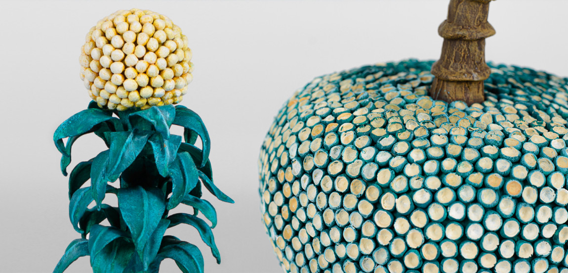 Статуэтка тропический фрукт Tropical Fruit turquoise