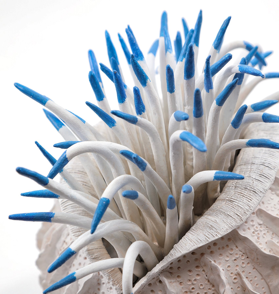 Статуэтка тропический фрукт Tropical Fruit White Blue