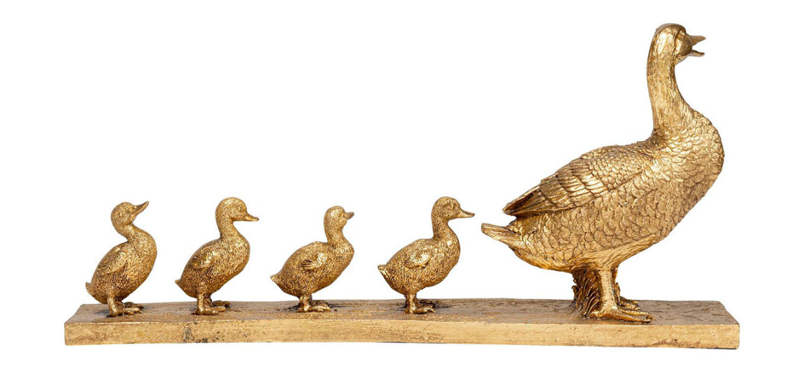 Статуэтка Утка с утятами Golden Duck