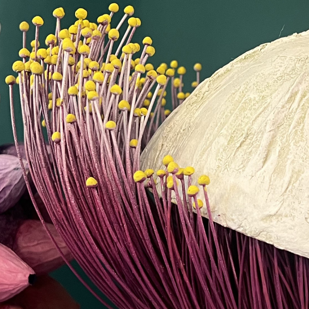 Статуэтка фантастический фрукт Exotic Tropical Fruit orange and white 67