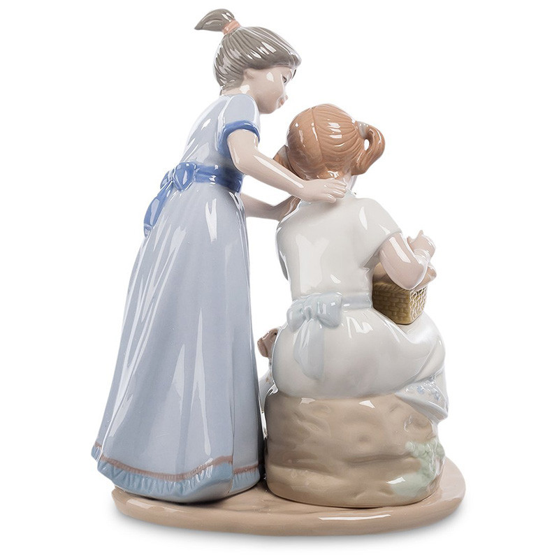 Статуэтка фарфоровая Девочки с собачками Charming Statuette