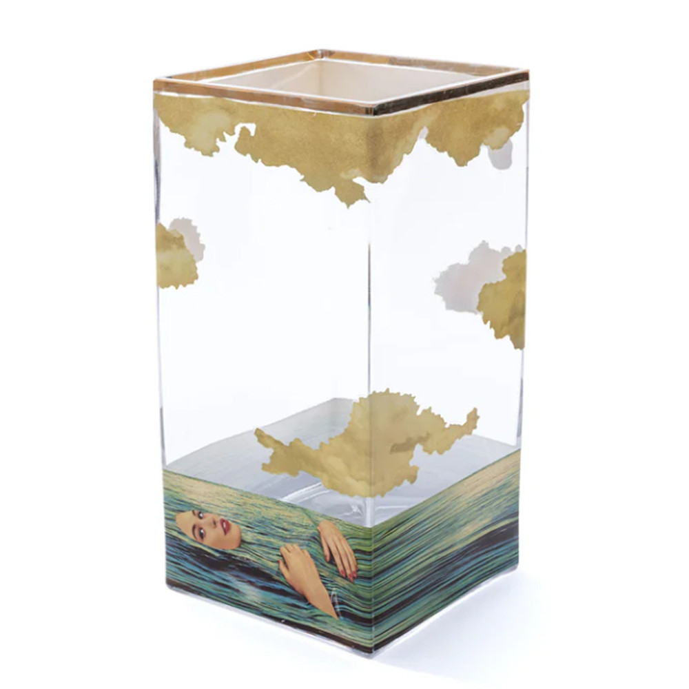 Стеклянная ваза SELETTI Seagirl Big