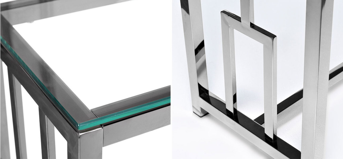 Стеклянная консоль Rikki