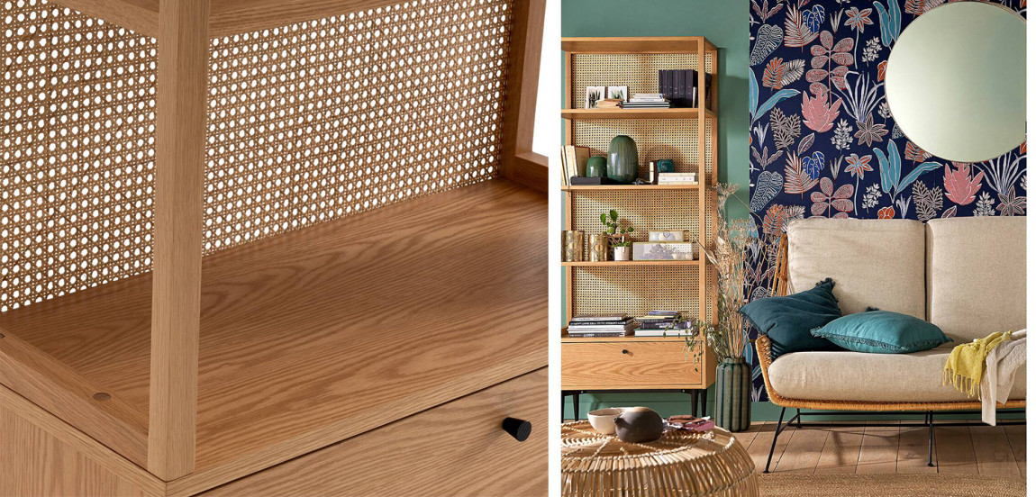 Стеллаж Agnar Wicker Rack