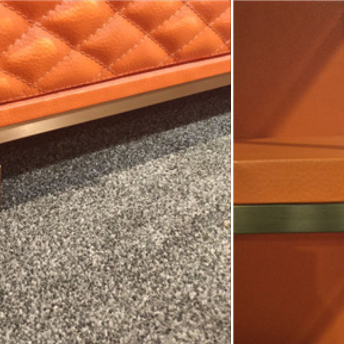 Стеллаж Bookcase Leather Capitone
