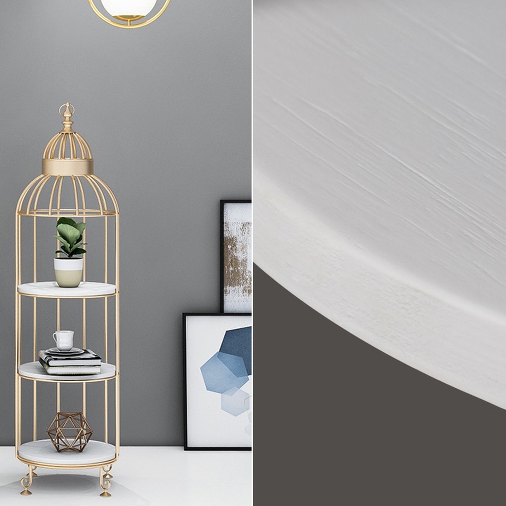 Стеллаж Cage Rack Circle gold