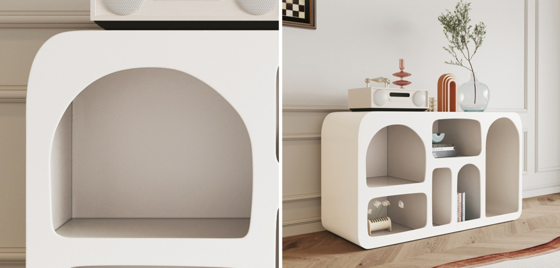 Стеллаж Cave Pastel Console Cabinet