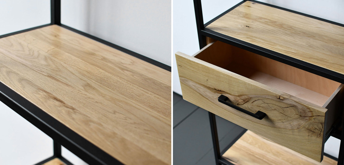 Стеллаж Elif Industrial Metal Rust Rack