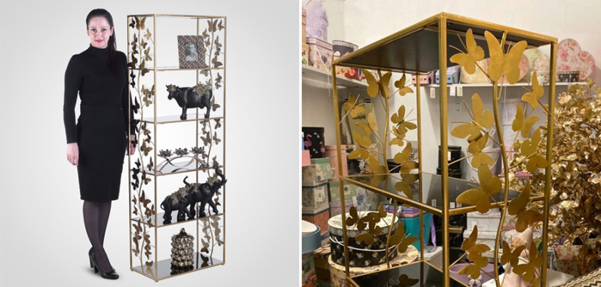 Стеллаж Gold Butterfly Wide