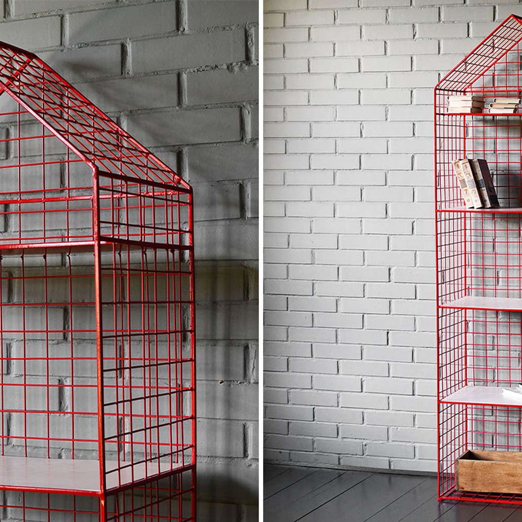 Стеллаж House Industrial Metal Rust Rack
