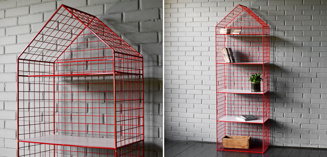 Стеллаж House Industrial Metal Rust Rack