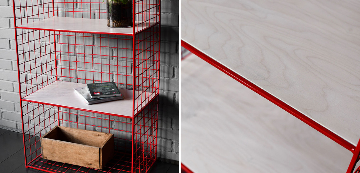 Стеллаж House Industrial Metal Rust Rack