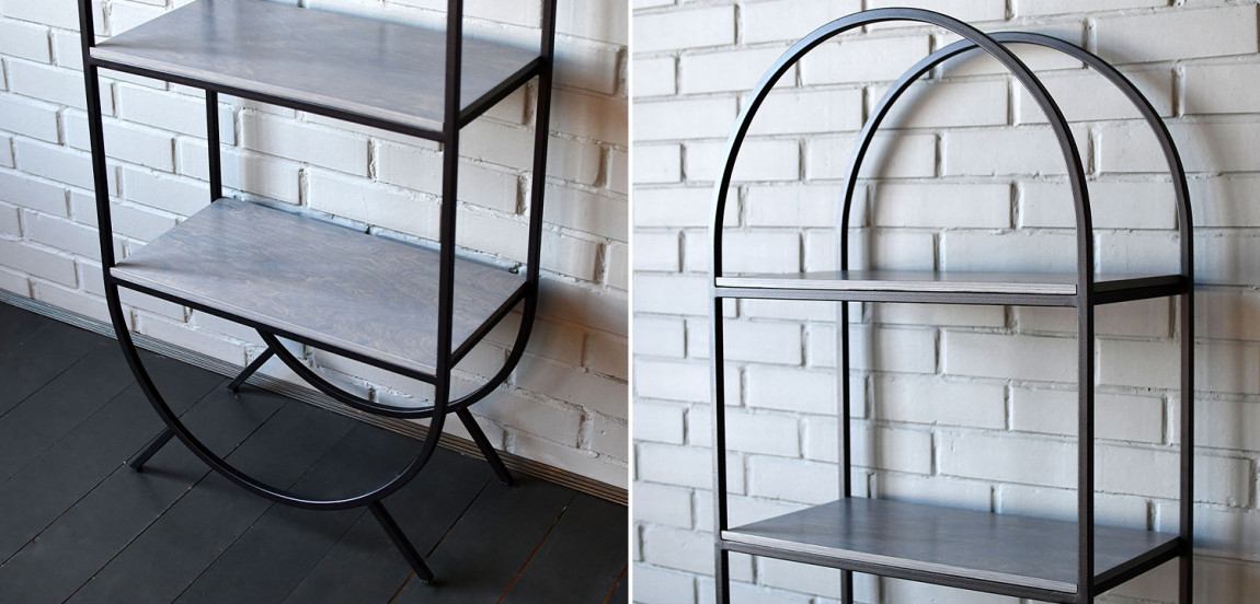 Стеллаж Hugo Industrial Metal Rust Rack