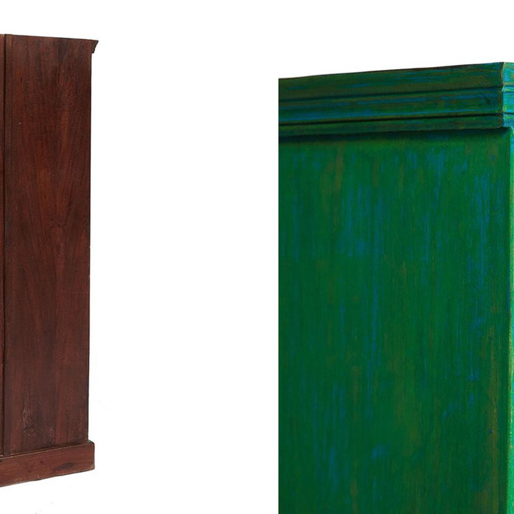 Стеллаж Indian Antique Mango Tree blue/green