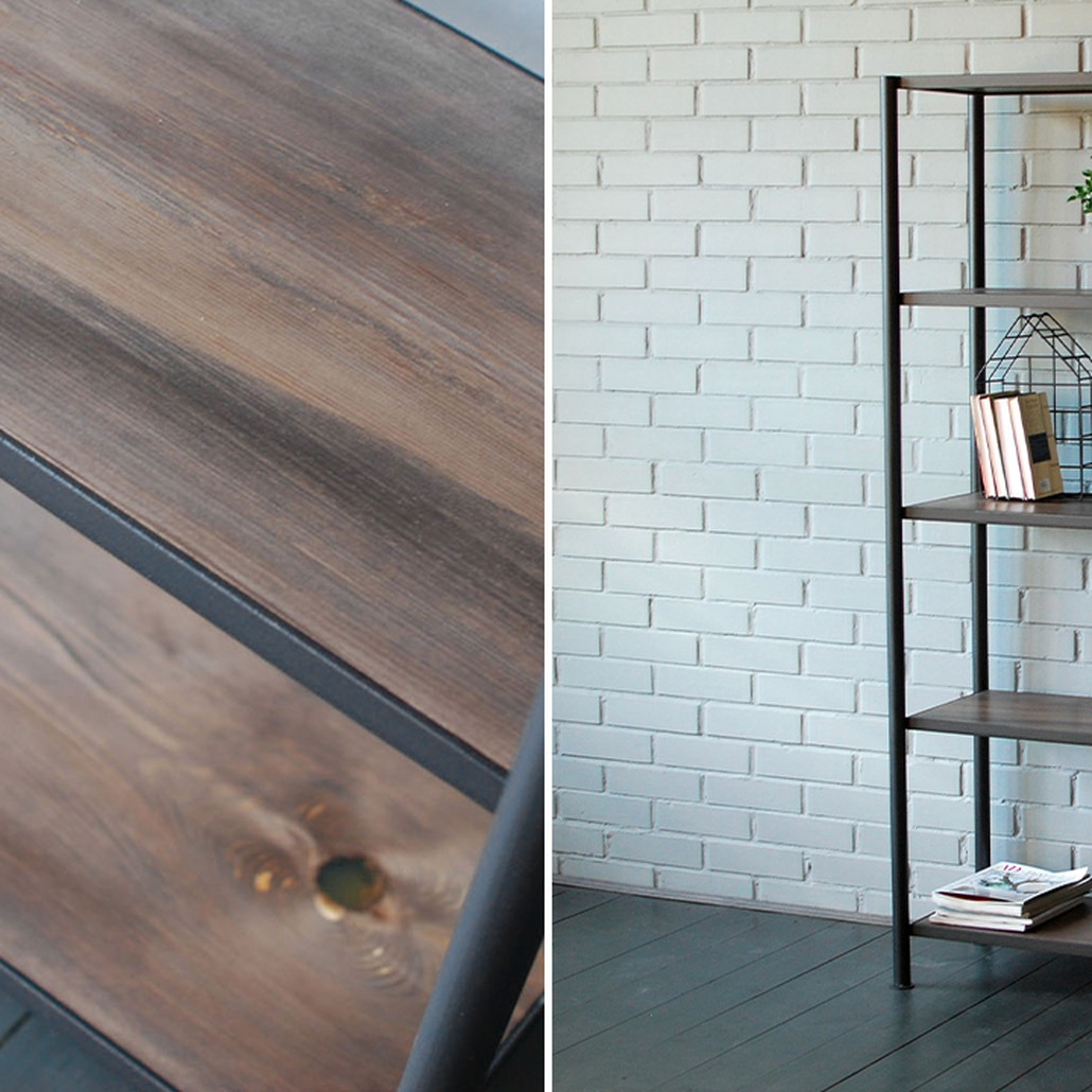 Стеллаж Keelan Industrial Metal Rust Rack