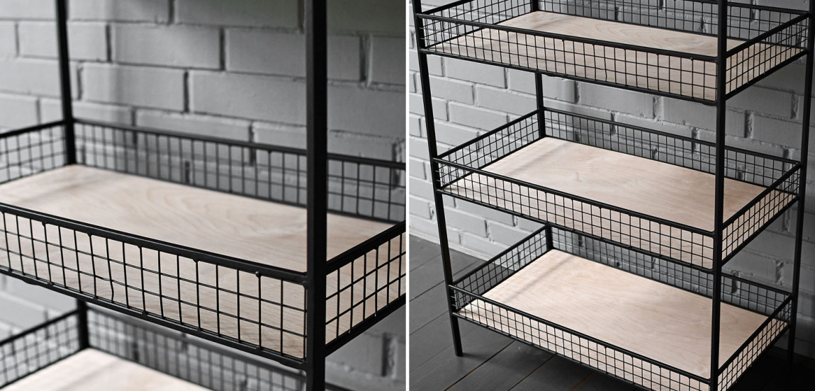 Стеллаж Keith Industrial Metal Rust Rack