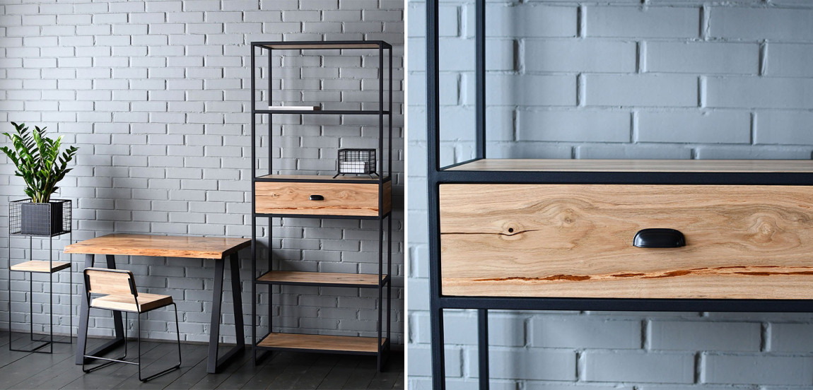 Стеллаж Kline Industrial Metal Rust Rack