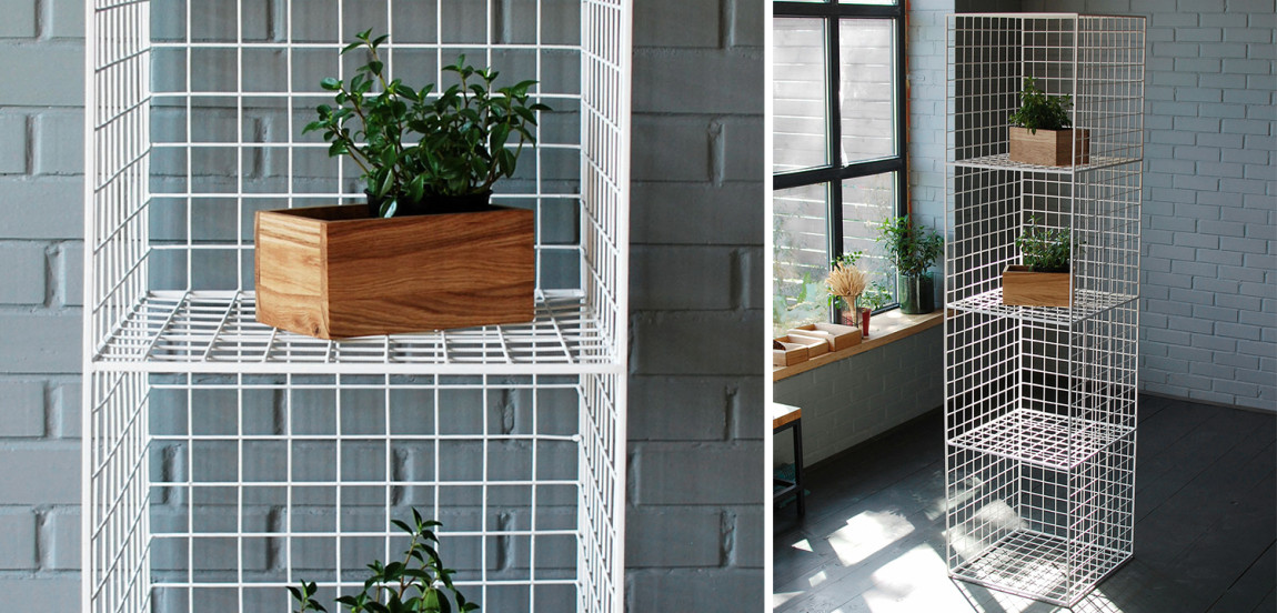 Стеллаж Kynan Industrial Metal Rust Rack