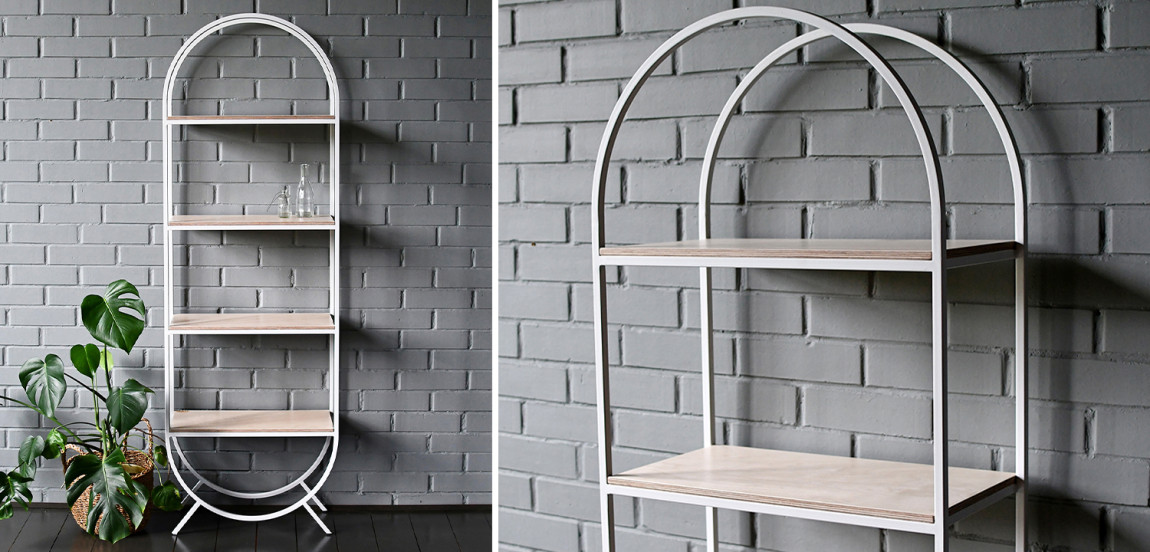 Стеллаж Lugo Industrial Metal Rust Rack