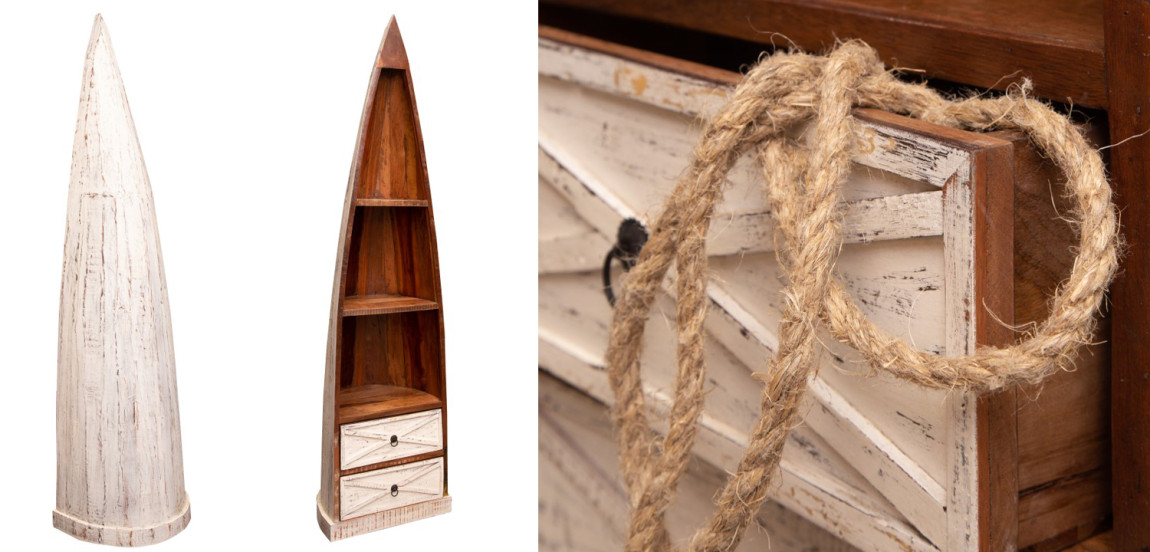 Стеллаж Old Boat White