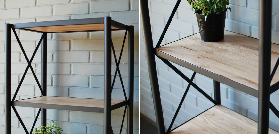 Стеллаж Pheobe Industrial Metal Rust Rack