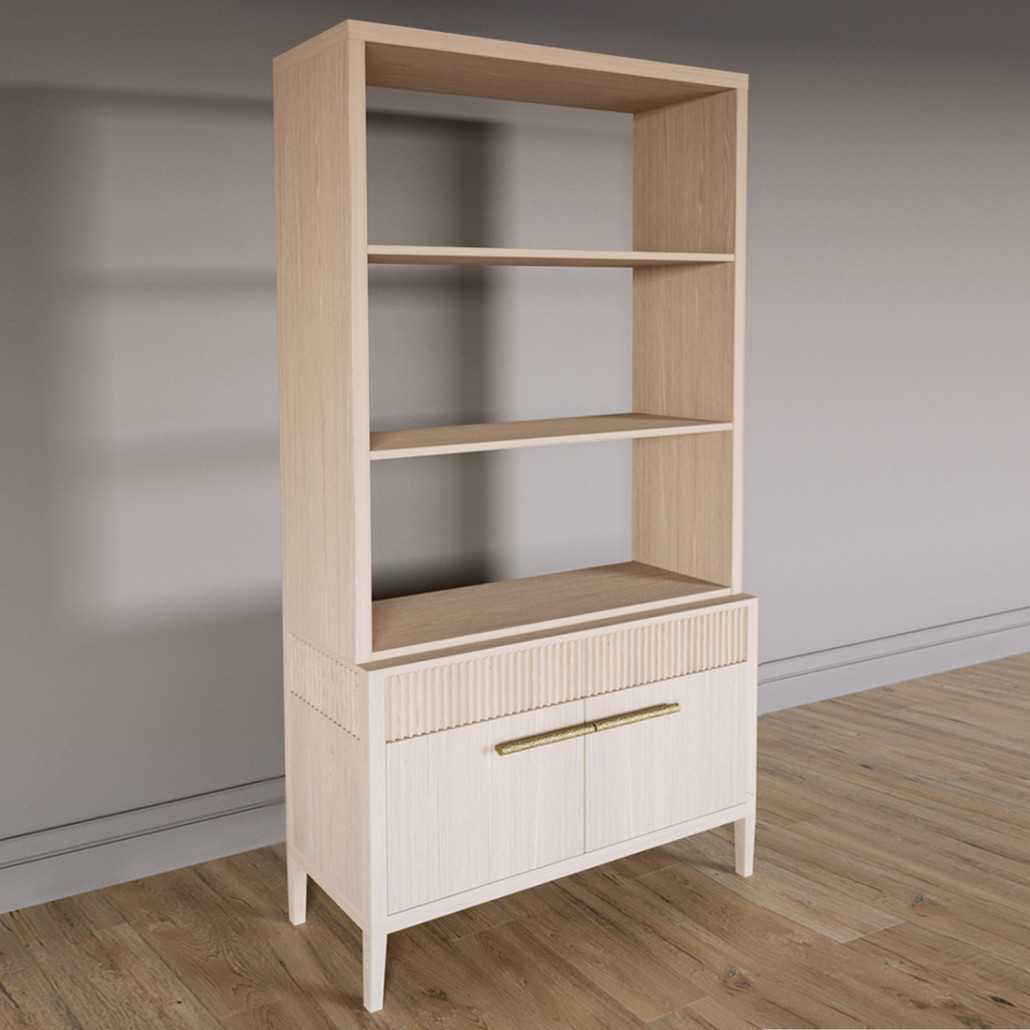 Стеллаж Primo с ящиками Светлый дуб