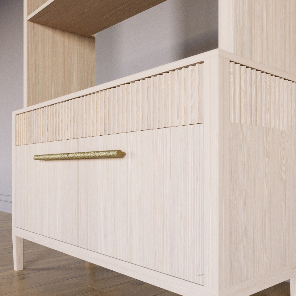 Стеллаж Primo с ящиками Светлый дуб