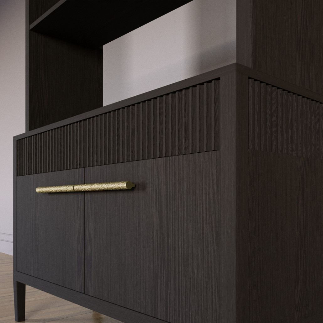 Стеллаж Primo с ящиками Темный орех