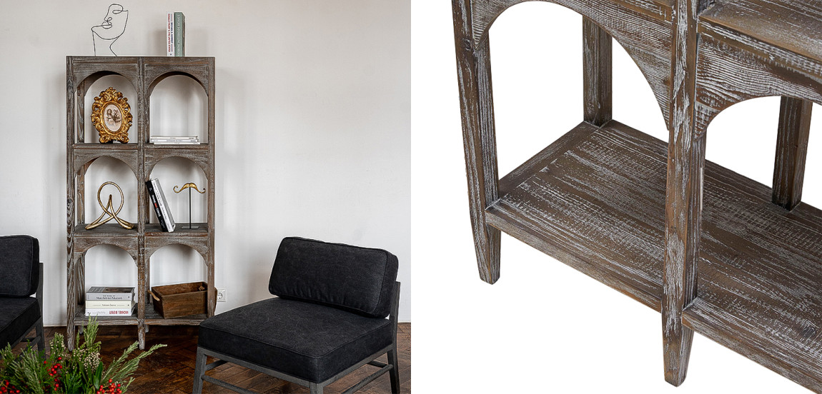 Стеллаж Rehan Wood Rack