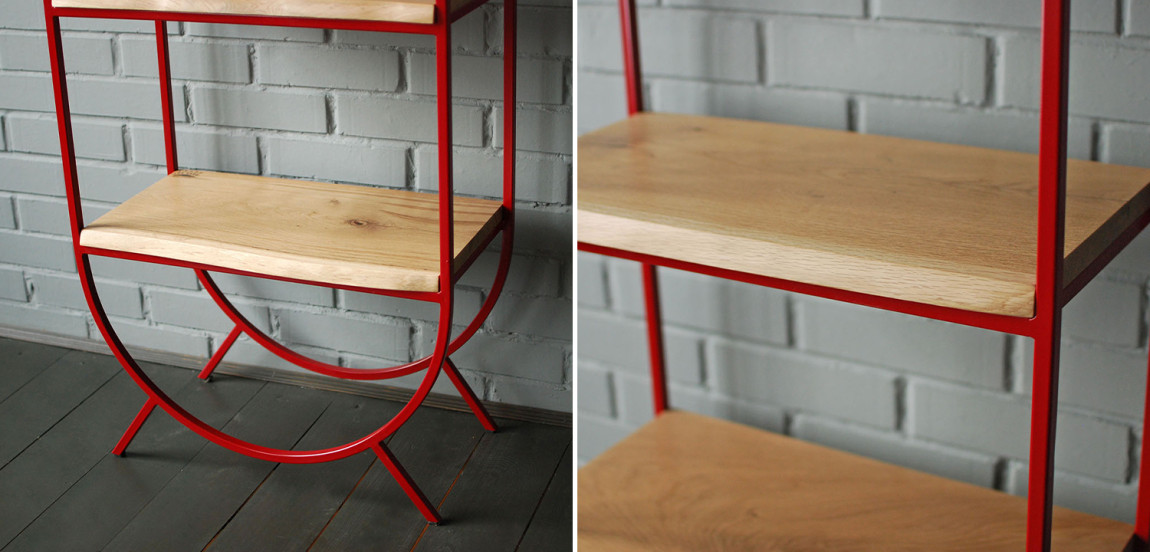 Стеллаж Rumo Industrial Metal Rust Rack