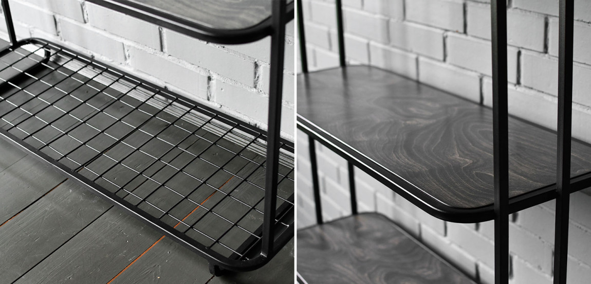 Стеллаж Wynn Industrial Metal Rust Rack
