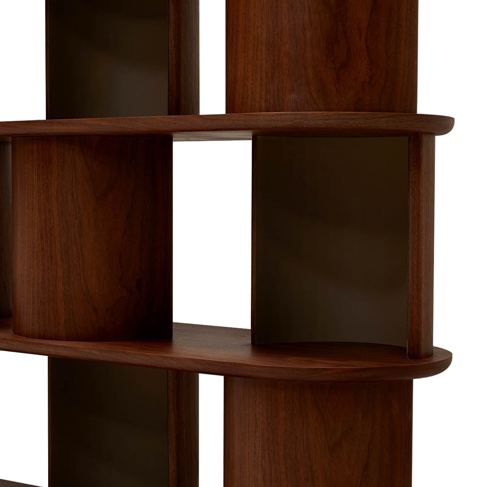 Стеллаж Zacharie Brown Wood Rack