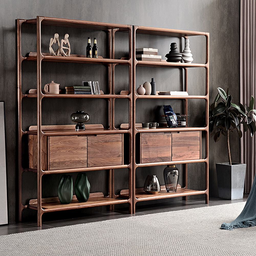 Стеллаж в гостиную для книг Moon Walnut Furniture