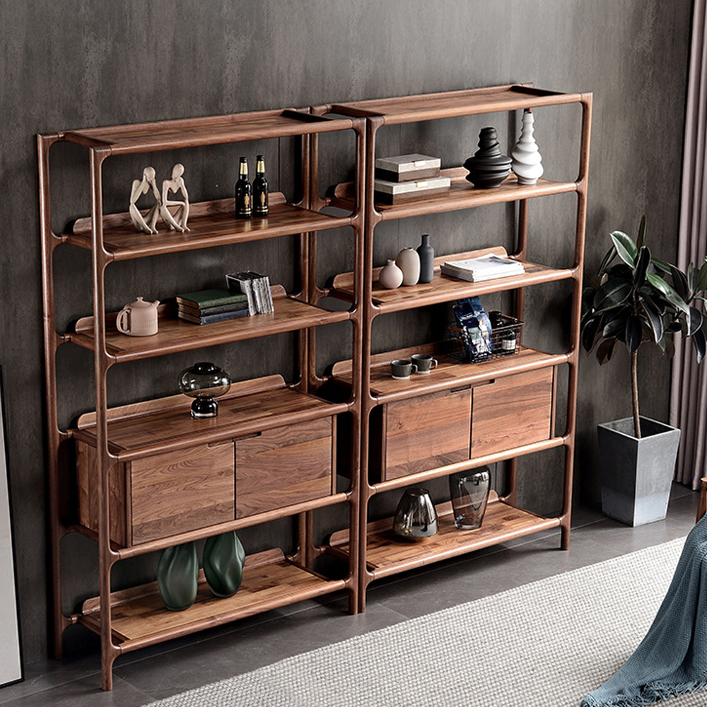 Стеллаж в гостиную для книг Moon Walnut Furniture