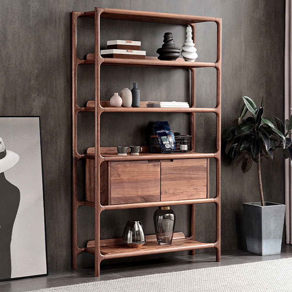 Стеллаж в гостиную для книг Moon Walnut Furniture