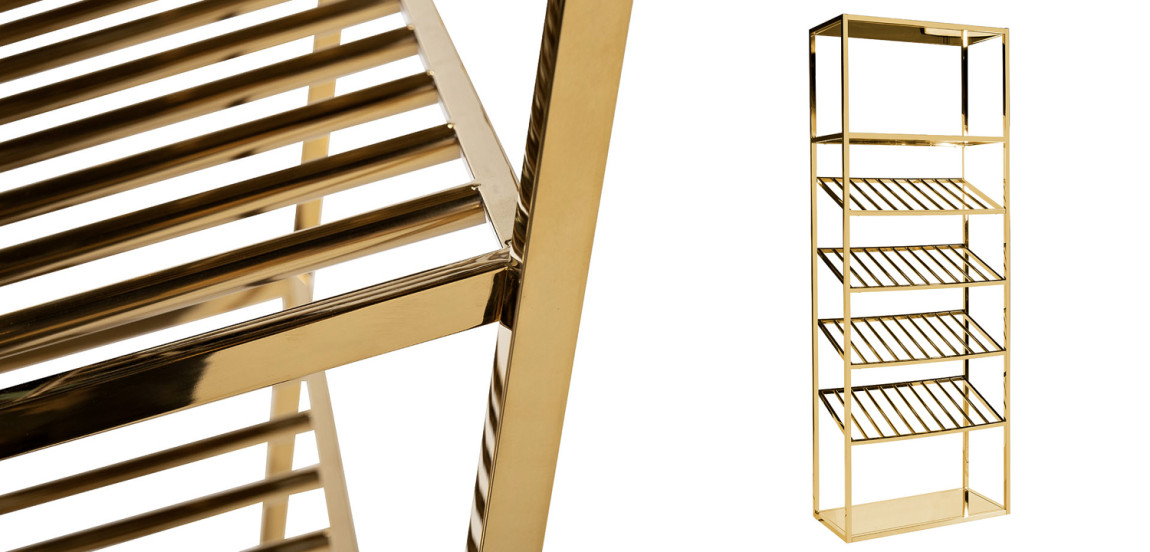 Стеллаж для хранения вина Raul Rack Gold