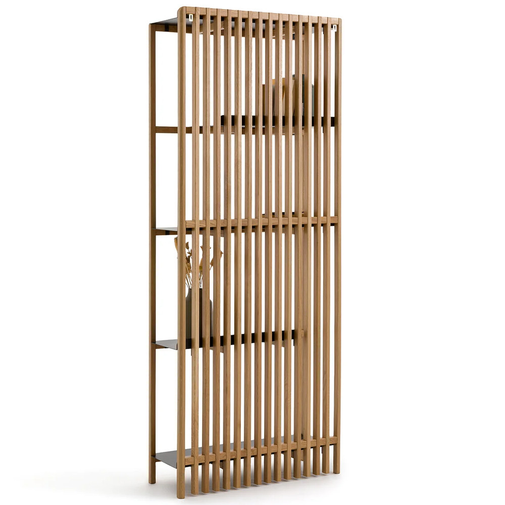 Стеллаж из дерева и метала Furniture Gutter and Lattice Rack