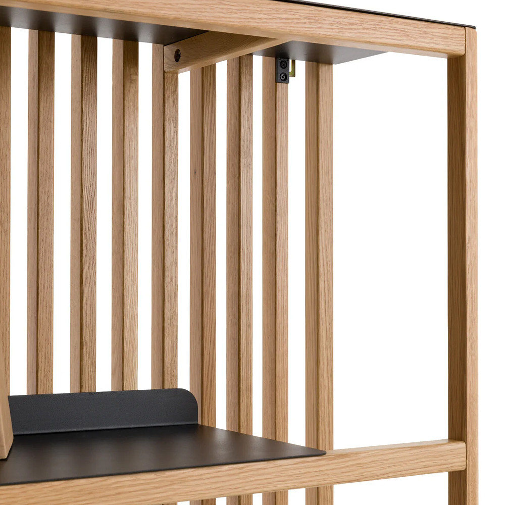 Стеллаж из дерева и метала Furniture Gutter and Lattice Rack