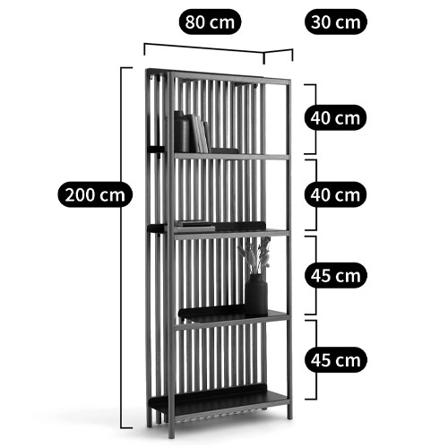 Стеллаж из дерева и метала Furniture Gutter and Lattice Rack