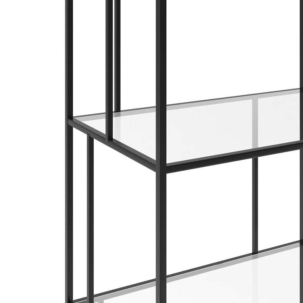 Стеллаж из металла и стекла Menzie Metal Rack