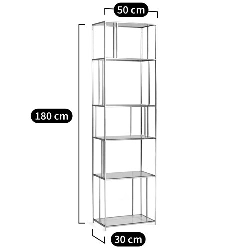 Стеллаж из металла и стекла Menzie Metal Rack