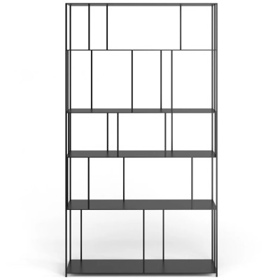 Стеллаж из металла широкий Wide Menzie Metal Rack Black