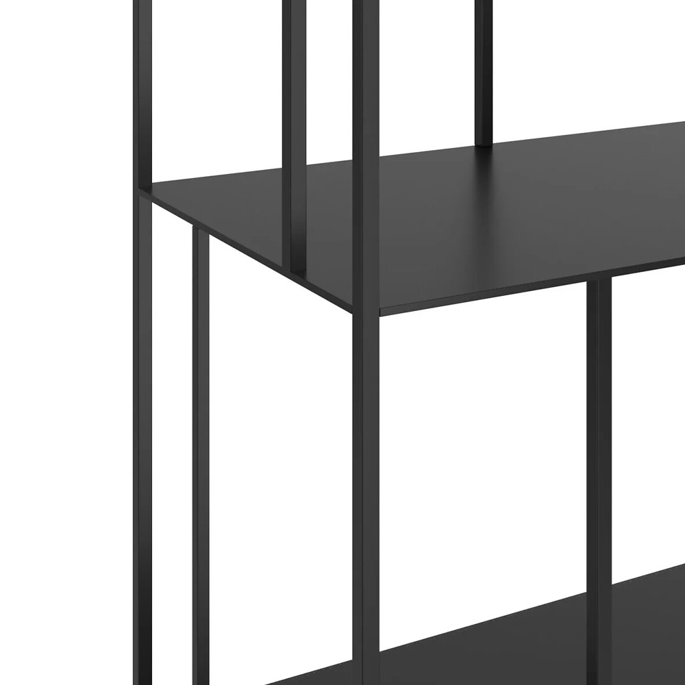 Стеллаж из металла широкий Wide Menzie Metal Rack Black