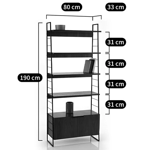 Стеллаж из орехового дерева Olson Rack